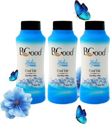 BGOOD Hydra Magic Cool Talc with Icy Fresh Sensation-100g-Pack of 3(3 x 100 g)