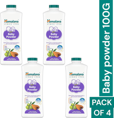 Himalaya Herbals baby powder 100g pack of 4(4 x 1 g)