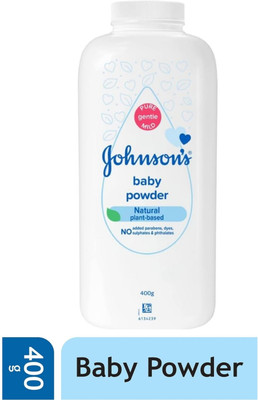 JOHNSON'S Natural Baby Powder 400 gm | Plant Based for New born babies(400 g)