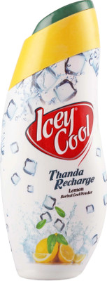 ICEY COOL Lemon-Infused Prickly Heat Herbal Cool Powder for All-Day Freshness(150 g)