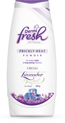 DERMIFRESH Prickly Heat Talcum Powder for Instant Cooling - Lavender(150 g)