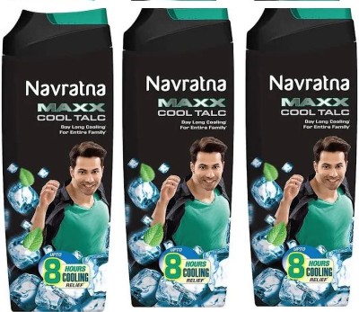 NAVRATAN Maxx cool talc pack of 3(3 x 100 g)