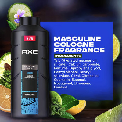 AXE Signature Denim Cologne Talc Pack of 300 g(300 g)