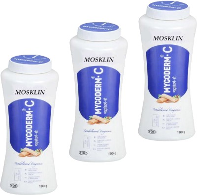 MOSKLIN MYCODERM-C ANTI FUNGAL POWDER FOR ICHING & FUNGAL PACK OF 100gm x 3(3 x 100 g)