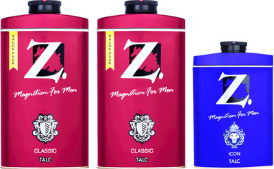 Z - Magnetism for Men Icon Talc l Combo(3 x 200 g)