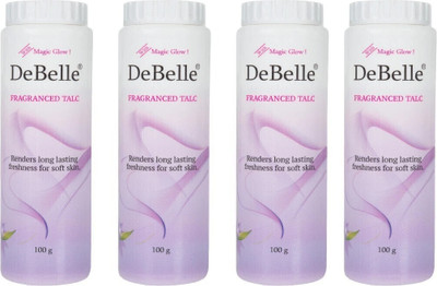 DeBelle Fragranced Talc Combo Pack Of 4, 100g Each(400 g)