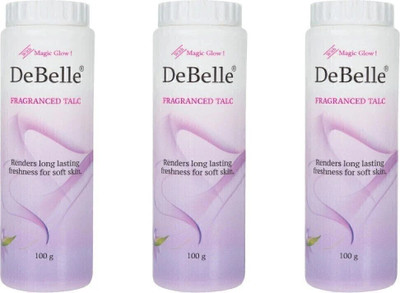 DeBelle Fragranced Talc Combo Pack Of 3, 100gm Each(300 g)