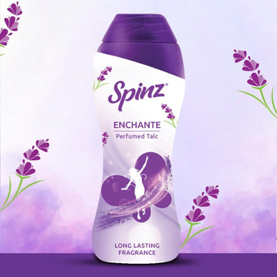 Spinz enchante talc long lasting freshness talc(2 x 100 g)