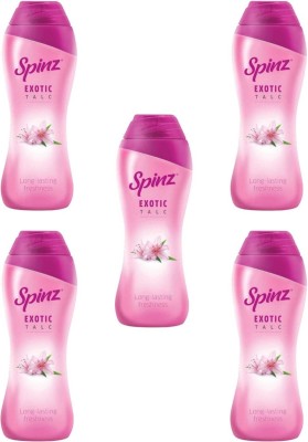 Spinz exotic talc long-lasting freshness(5 x 50 g)