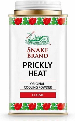 snake Brand Prickly Heat Classic Cooling Powder Red - 140 gm(140 g)