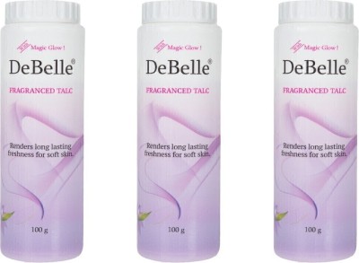 DeBelle Fragranced Talc Combo Pack Of 3, 100gm Each(300 g)