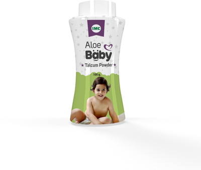 IMC Aloe Baby Talcum Powder | Odor-Free, Itch-Free, Anti-Sweat & Keeps Baby Fresh(100 g)