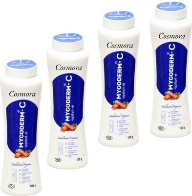 COSMORA MYCODERM FUNGAL DUSTING POWDER FOR DUSTING & FUNGAL PROBLEMS PACK OF -100g x 4(4 x 100 g)