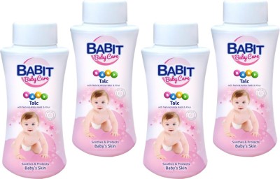 Babit Baby Care Powder with Aloe Vera 100g Pack of 4(4 x 100 g)