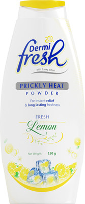 DERMIFRESH Prickly Heat Talcum Powder for Instant Cooling - Lemon(150 g)