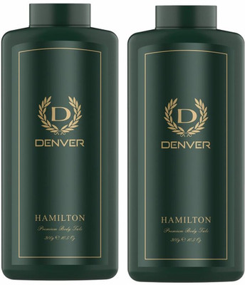DENVER Hamilton Premium Talc Combos (Pack of 2)(2 x 300 g)