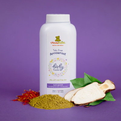 ShuShu Babies Talc Free Baby Powder|Dusting Powder for Babies Sweat Free Delicate Skin(200 g)