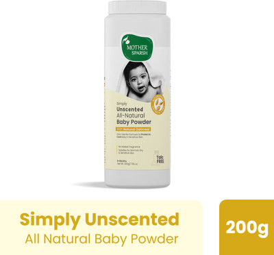 Mother Sparsh Simply Unscented All-Natural Baby Powder(200 g)