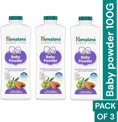 Himalaya Herbals baby powder 100g pack of 3(3 x 1 g)