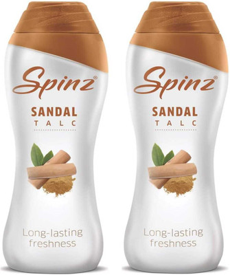Spinz sandal talc long lasting freshness(2 x 90 g)