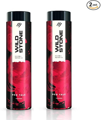 Wild Stone Ultra Sensual Fragrant Talc(2 x 100 g)