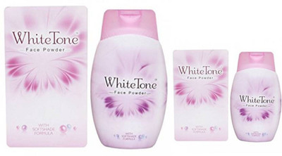 White Tone FACE POWDER 50 GM + FACE POWDER 30 GM(2 x 40 g)