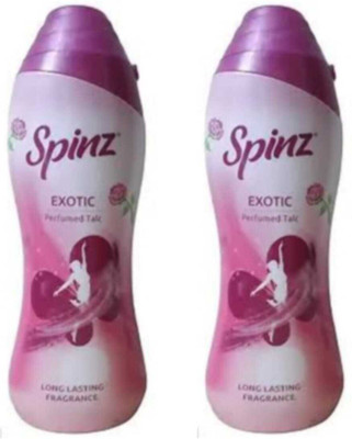 Spinz exotic perfumed talc long-lasting freshness(2 x 100 g)