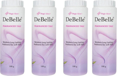 DeBelle Fragranced Talc Combo Pack Of 4, 100g Each(400 g)
