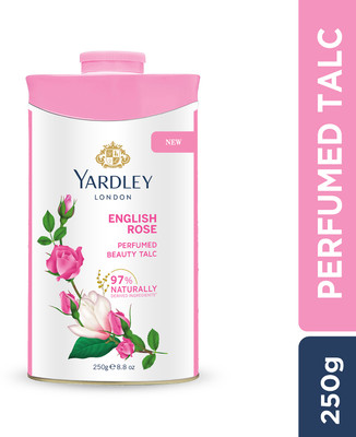 Yardley London by Wipro English Rose Perfumed Talcum Powder for Women(250 g)