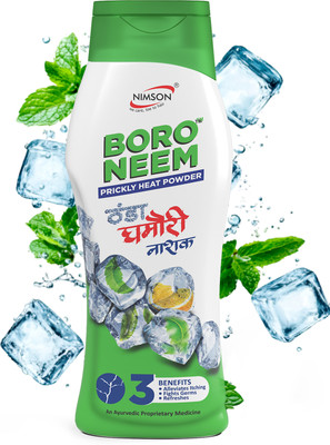 Nimson Boro Neem Cool Talc | Prickly Heat Relief Soothing & Antibacterial Talcum Powder(300 g)