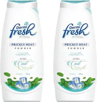 NG MART DERMIFRESH COOL TALC FOR ALL DAY COOL & FRESHNESS PACK OF 150gm x 2(2 x 150 g)