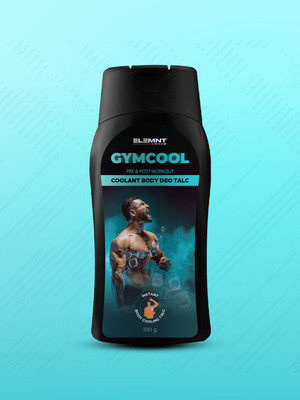 Elemnt Sports Science Gymcool Pre & Post Workout Coolant Deo Talcum Powder For Men | Talc For Rs. 68 @ 54 %