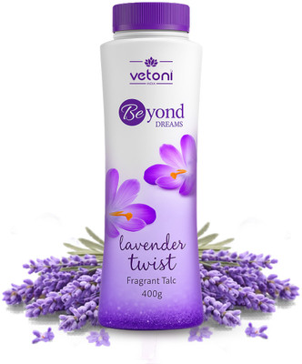 VETONI Beyond Dreams Lavender Twist Fragrant Talcum Powder 400g Pack of 1)(400 g)