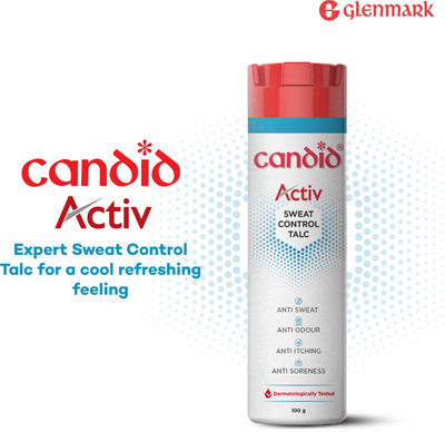 Candid Active sweat control talcum powder(100 g)