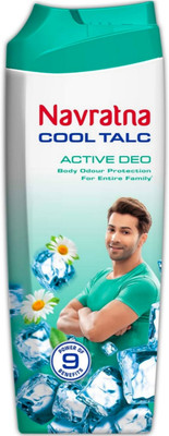 Navratna Talc cool mint pawder 400 gm pack of 1(395 g)