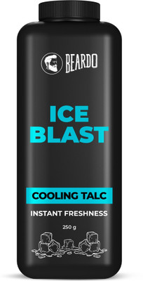 BEARDO Ice Blast Cooling Talc | Menthol Talc for Men(250 g)