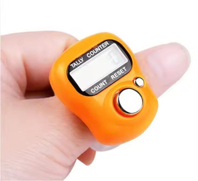 DEGNO electronic mantar jaap counter digital tasbih finger counter ring islamic Digital Tally Counter(Orange Pack of 1)