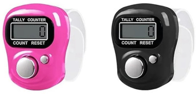 BabaTradeers Mini Digital Tally Counter Hand Finger Ring Number Count Pack Of 1 Digital Tally Counter(Multicolor Pack of 1)