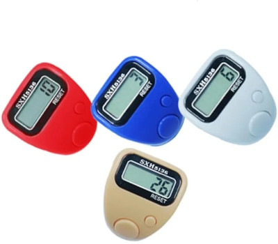 MEHRANSH Hand Tally Counter Finger Ring with 5 Digit Counting (Pack of 4) Digital Tally Counter(Multicolor)