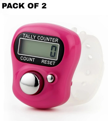 Dyzo Mantra Jap Digital Finger Counting God Name for Prayer Tally Machine Digital Tally Counter(Multicolor Pack of 1, Buyer Will Receive Any Colour Tasbeeh On Order (NO FIX COLOUR WILL COME))