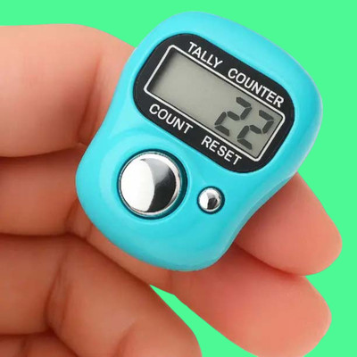Zeemork A Mini Digital Finger Ring Tally Counter – Mantra Jap & Head Counting Machine Digital Tally Counter(Multicolor Pack of 1 Buyer Will Receive Any Colour Tasbeeh On Order (NO FIX COLOUR WILL COME))