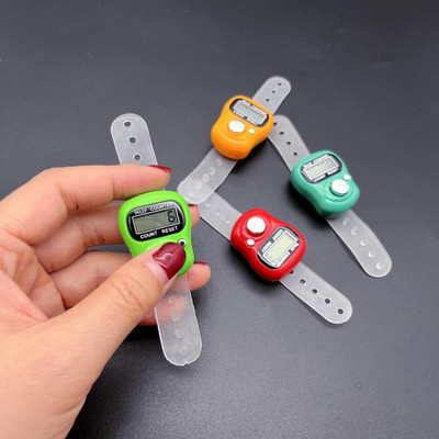 MultiFct Pack of 4 Mini Finger Ring Digital 5‑Digit for Japa, Cricket Umpire & Sports Digital Tally Counter(Multicolor)