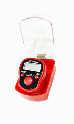 Aim Emporium Digital hand Tally Counter/ Hand Tally Counter / Jaap Mala Digital Tally Counter(Red Pack of 1)