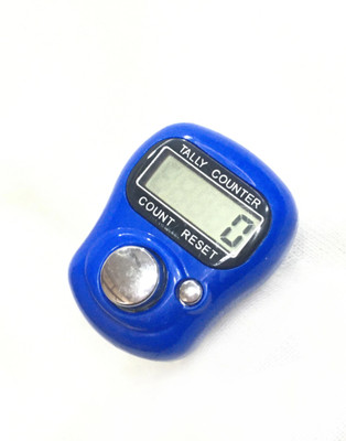 Aim Emporium Finger Tally Counter Digital Electronic Counter Blue Digital Tally Counter(Blue Pack of 1)