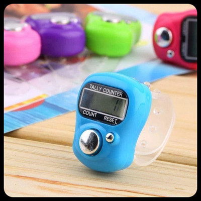 BRIGHTER Mini Hand Tally Counter & Finger Ring Multipurpose User (Multicolor Pack of 1) Digital Tally Counter(Multicolor Pack of 1)