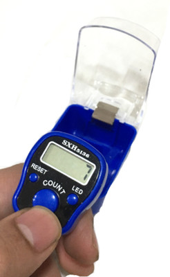 Aim Emporium Jaap Mala/ Digital Tasbeeh Counter/ Hand Tally Counter Digital Tally Counter(Blue)