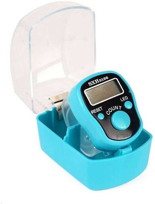 DEGNO LED Light electronic Digital Counting Machine Jaap tasbih finger ring with box Digital Tally Counter(Blue Pack of 1)