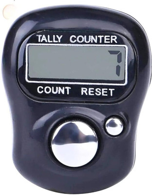 DEGNO electronic mantar jap counter digital tasbih finger counting ring Digital Tally Counter(Black Pack of 1)