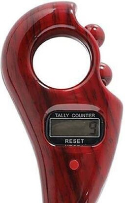 JASH ENTERPRISE Manual Hand Finger Digital Counting Machine Misbaha Tasbeeh Counter for Prayer Islamic Beads Muslim Tasbih Rotating Tally Number Clicker Mini Counter in Various Counting Purpose - 1Pcs Digital Tally Counter(Red Pack of 1)