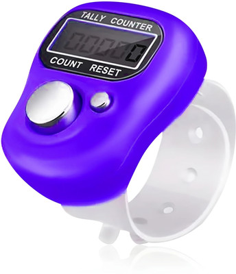 DEGNO Chanting machine for prayer finger jap counter digital tasbih jap mantra counter Digital Tally Counter(Purple Pack of 1)